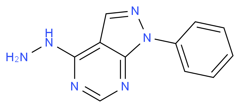 (1-Phenyl-1H-pyrazolo[3,4-d]pyrimidin-4-yl)-hydrazine_Molecular_structure_CAS_68380-54-1)