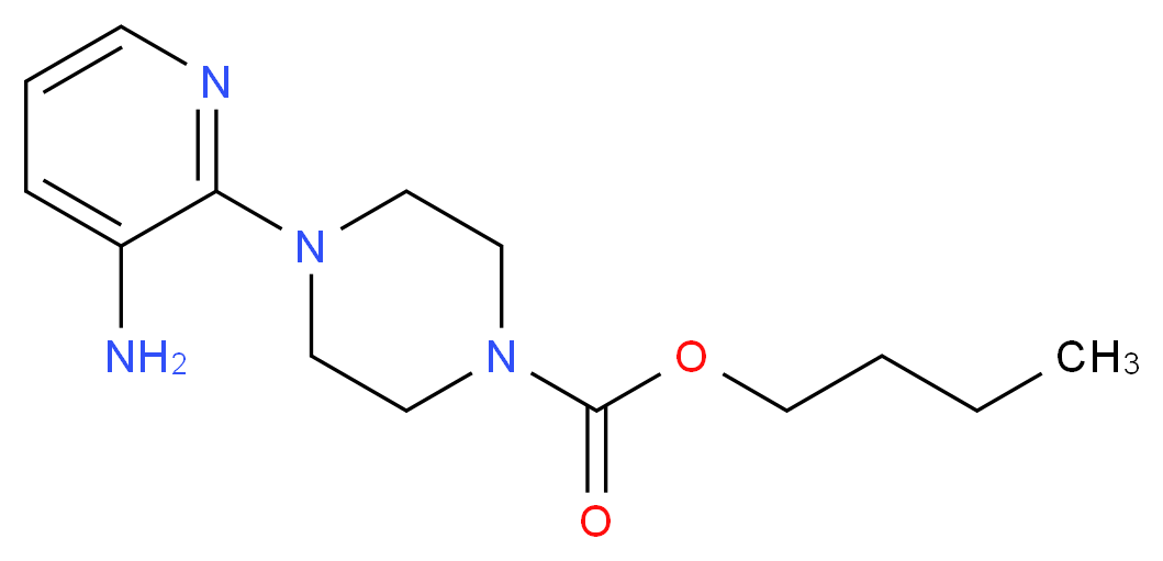 1-Boc-4-(3-Aminopyridin-2-yl)piperazine_Molecular_structure_CAS_111669-25-1)