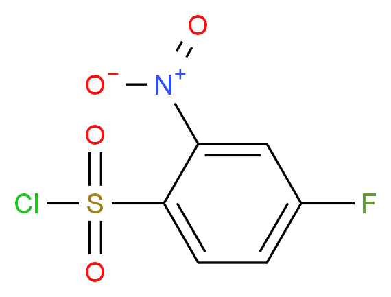 4-fluoro-2-nitrobenzenesulfonyl chloride_Molecular_structure_CAS_)