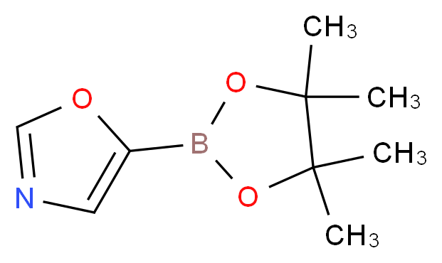 5-(4,4,5,5-tetramethyl-1,3,2-dioxaborolan-2-yl)oxazole_Molecular_structure_CAS_942070-84-0)