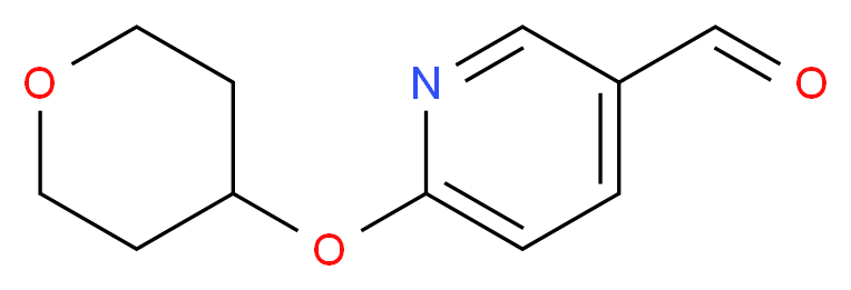 6-(tetrahydropyran-4-yloxy)nicotinaldehyde_Molecular_structure_CAS_910036-95-2)