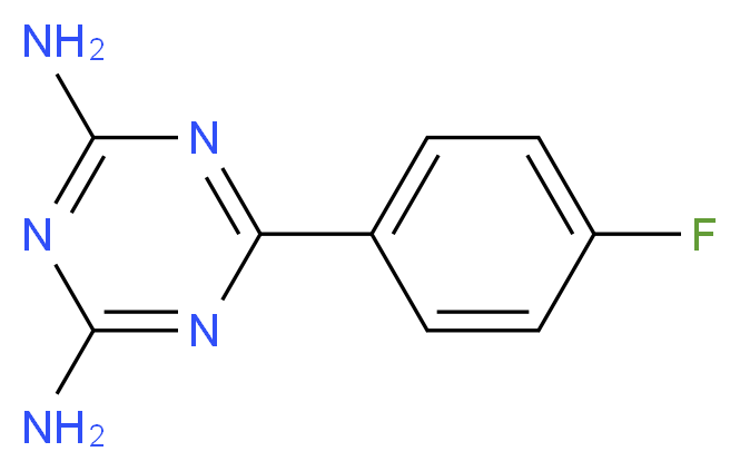 2,4-Diamino-6-(4-fluorophenyl)-1,3,5-triazine_Molecular_structure_CAS_30530-44-0)