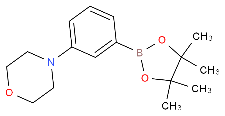 4-[3-(4,4,5,5-tetramethyl-1,3,2-dioxaborolan-2-yl)phenyl]morpholine_Molecular_structure_CAS_852227-95-3)