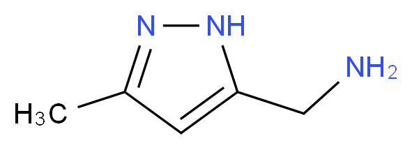 1-(3-methyl-1H-pyrazol-5-yl)methanamine_Molecular_structure_CAS_479500-37-3)