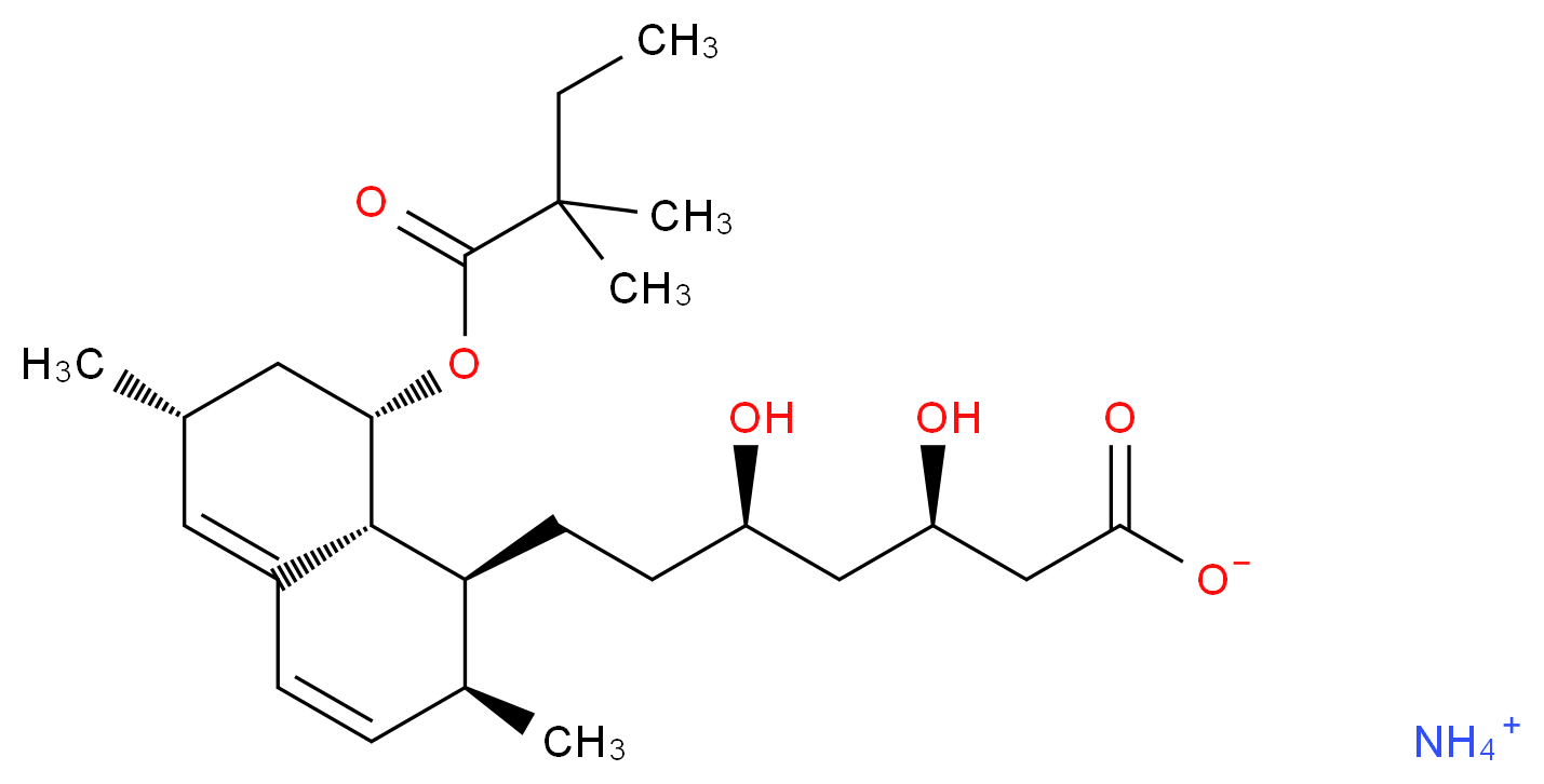 (3S,5S)-Simvastatin Hydroxy Acid Ammonium Salt_Molecular_structure_CAS_)