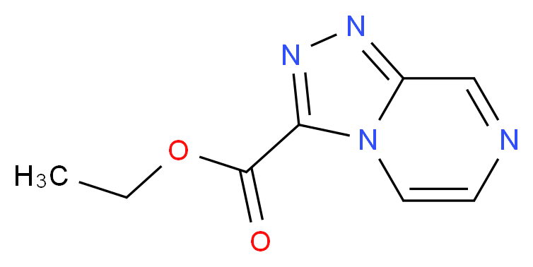 1,2,4-Triazolo[4,3-a]pyrazine-3-carboxylic acid ethyl ester_Molecular_structure_CAS_723286-67-7)