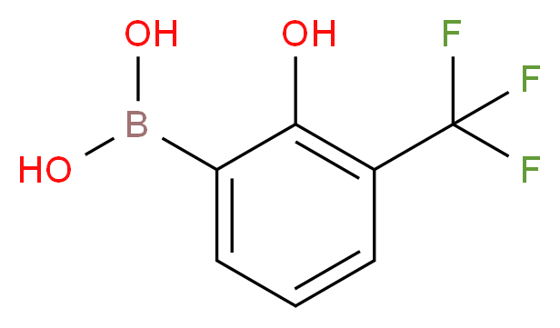 (2-Hydroxy-3-(trifluoromethyl)phenyl)boronic acid_Molecular_structure_CAS_1072944-17-2)