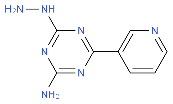 4-hydrazino-6-(3-pyridyl)-1,3,5-triazin-2-amine_Molecular_structure_CAS_175204-70-3)