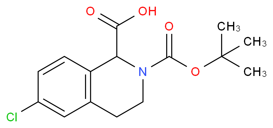 2-BOC-6-CHLORO-3,4-DIHYDRO-1H-ISOQUINOLINE-1-CARBOXYLIC ACID_Molecular_structure_CAS_871730-33-5)