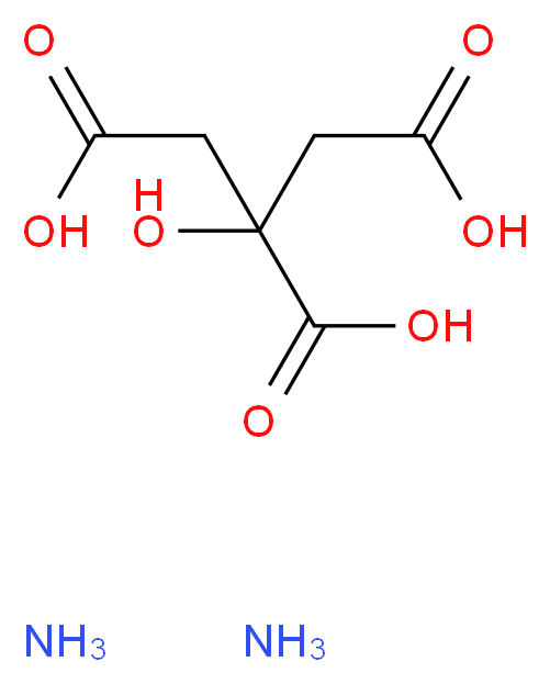 Ammonium citrate dibasic solution_Molecular_structure_CAS_3012-65-5)