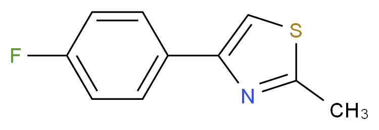 4-(4-Fluoro-phenyl)-2-methyl-thiazole_Molecular_structure_CAS_450-29-3)