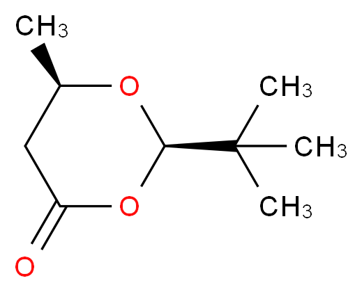 (2R,6R)-2-tert-Butyl-6-methyl-1,3-dioxan-4-one_Molecular_structure_CAS_100017-18-3)