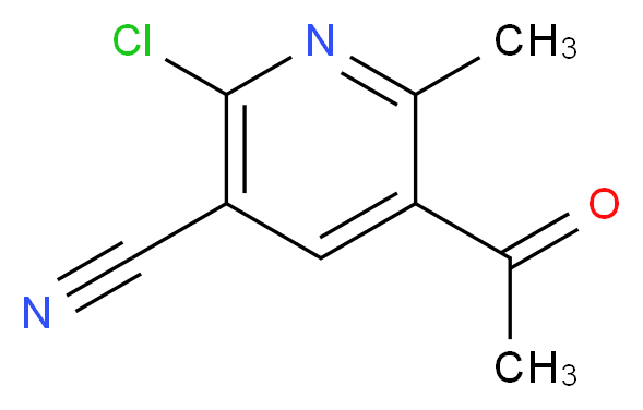5-Acetyl-2-chloro-6-methylnicotinonitrile_Molecular_structure_CAS_)