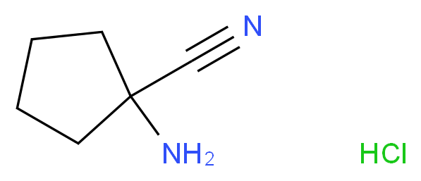 1-Amino-1-cyanocyclopentane Hydrochloride_Molecular_structure_CAS_16195-83-8)