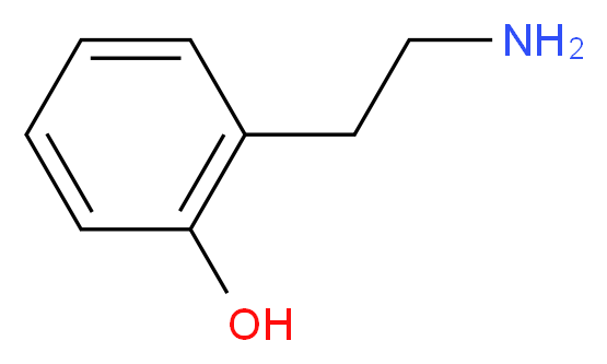 2-(2-aminoethyl)phenol_Molecular_structure_CAS_)
