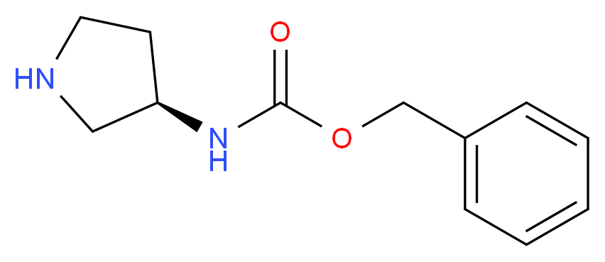 (R)-Pyrrolidin-3-yl-carbamic acid benzyl ester_Molecular_structure_CAS_879275-77-1)
