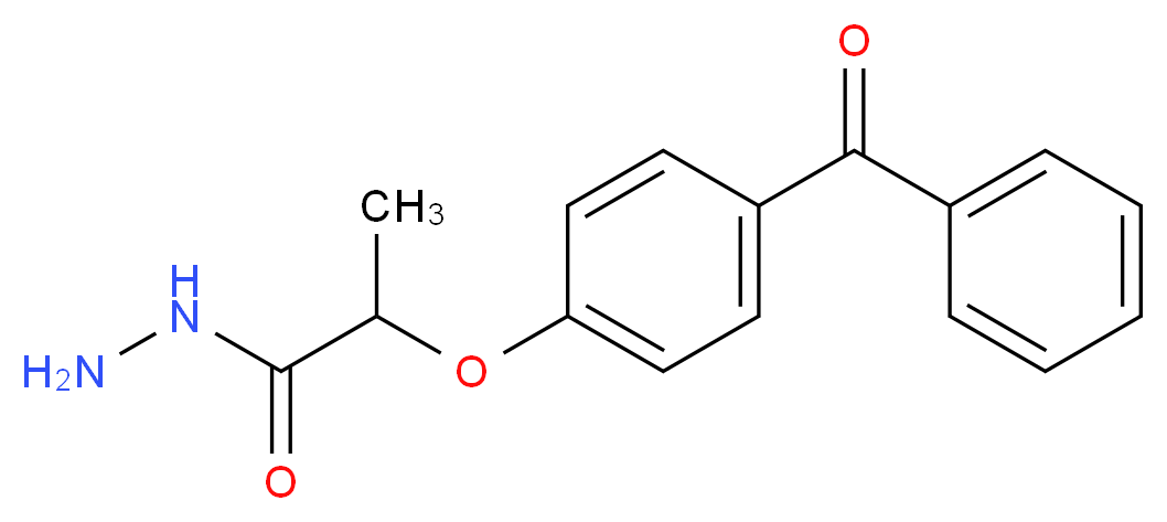 2-(4-benzoylphenoxy)propanohydrazide_Molecular_structure_CAS_)