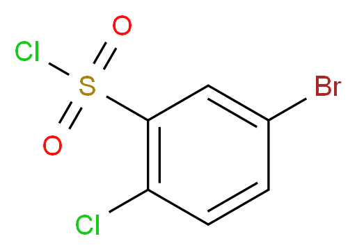 5-bromo-2-chlorobenzene-1-sulfonyl chloride_Molecular_structure_CAS_)