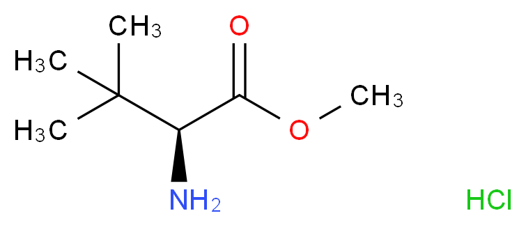 L-tert-Leucine methyl ester hydrochloride_Molecular_structure_CAS_63038-27-7)