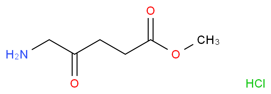 Methyl 5-amino-4-oxopentanoate hydrochloride_Molecular_structure_CAS_79416-27-6)
