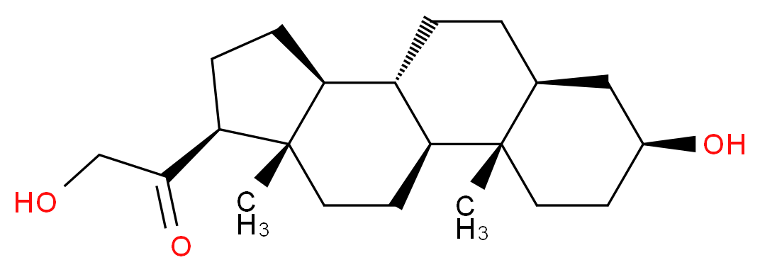 3β,21-Dihydroxy-5α-pregnan-20-one_Molecular_structure_CAS_567-01-1)
