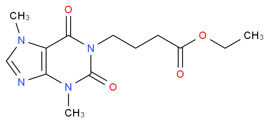 1-(Ethyl-3-carboxypropyl)-3,7-dimethylxanthine_Molecular_structure_CAS_83636-88-8)