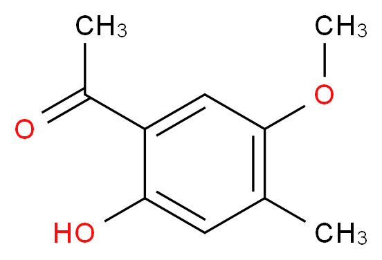 2-Hydroxy-5-methoxy-4-methylacetophenone _Molecular_structure_CAS_4223-84-1)