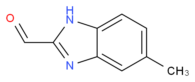 1H-BENZIMIDAZOLE-2-CARBOXALDEHYDE, 5-METHYL-_Molecular_structure_CAS_)