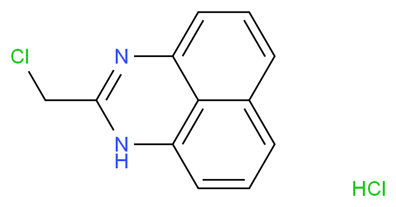2-(chloromethyl)-1H-perimidine hydrochloride_Molecular_structure_CAS_125983-34-8)