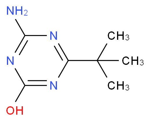 4-amino-6-(tert-butyl)-1,3,5-triazin-2-ol_Molecular_structure_CAS_175204-68-9)