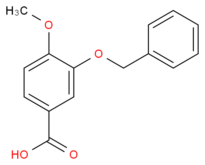 3-Benzyloxy-4-methoxybenzoic acid_Molecular_structure_CAS_58452-00-9)