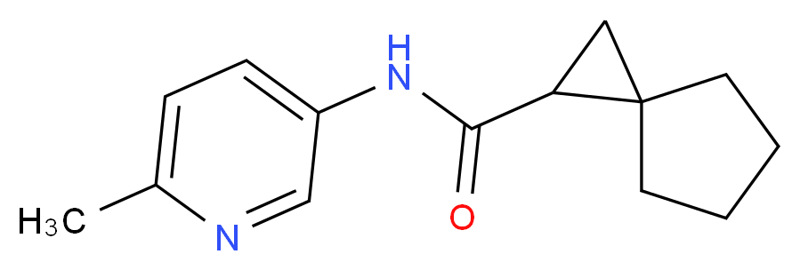 N-(6-methyl-3-pyridinyl)spiro[2.4]heptane-1-carboxamide_Molecular_structure_CAS_)