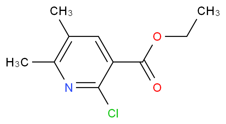 Ethyl 2-Chloro-5,6-dimethylnicotinate_Molecular_structure_CAS_1159977-35-1)
