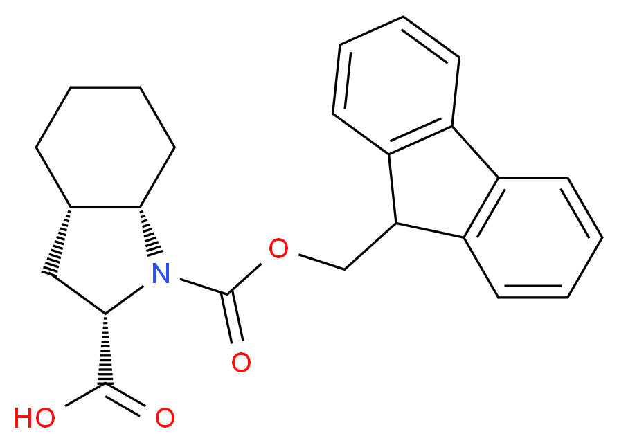 Fmoc-(2S,3aS,7aS)-Octahydro-1H-indole-2-carboxylic acid_Molecular_structure_CAS_)