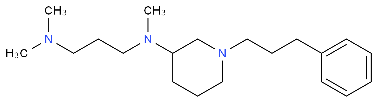 N,N,N'-trimethyl-N'-[1-(3-phenylpropyl)-3-piperidinyl]-1,3-propanediamine_Molecular_structure_CAS_)