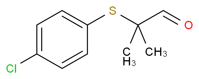 2-[(4-Chlorophenyl)sulfanyl]-2-methylpropanal_Molecular_structure_CAS_56421-90-0)