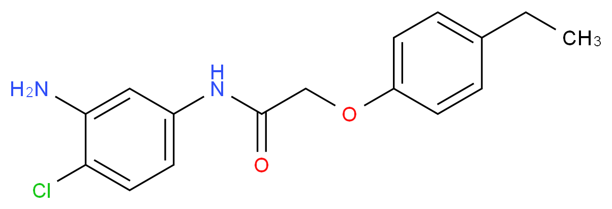 N-(3-Amino-4-chlorophenyl)-2-(4-ethylphenoxy)-acetamide_Molecular_structure_CAS_)
