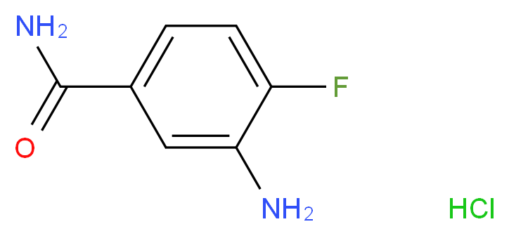 3-amino-4-fluorobenzamide hydrochloride_Molecular_structure_CAS_)