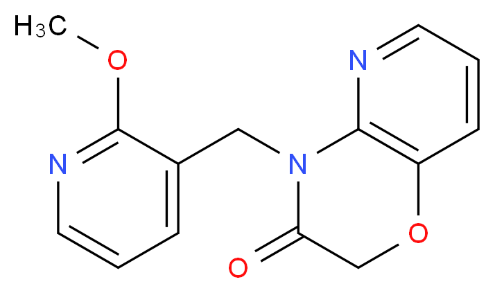 4-[(2-methoxypyridin-3-yl)methyl]-2H-pyrido[3,2-b][1,4]oxazin-3(4H)-one_Molecular_structure_CAS_)