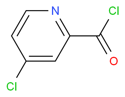 4-Chloropyridine-2-carbonyl chloride_Molecular_structure_CAS_53750-66-6)