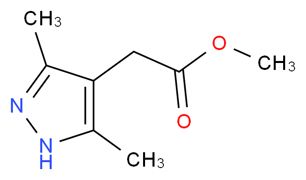 methyl (3,5-dimethyl-1H-pyrazol-4-yl)acetate_Molecular_structure_CAS_56699-23-1)