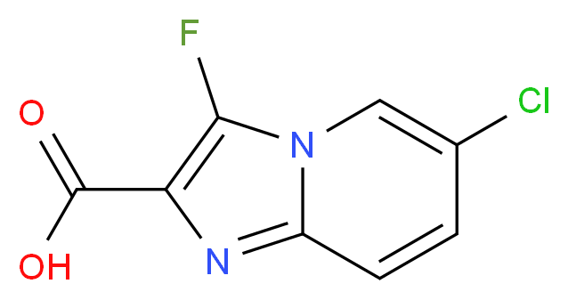 6-chloro-3-fluoroimidazo[1,2-a]pyridine-2-carboxylic acid_Molecular_structure_CAS_937600-35-6)