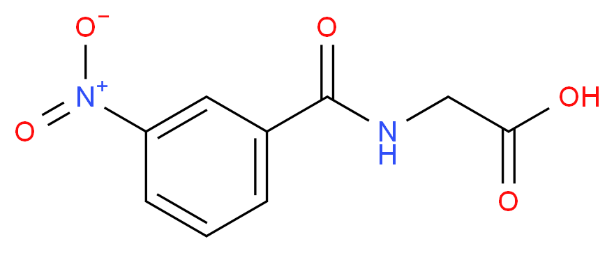 (3-Nitro-benzoylamino)-acetic acid_Molecular_structure_CAS_617-10-7)