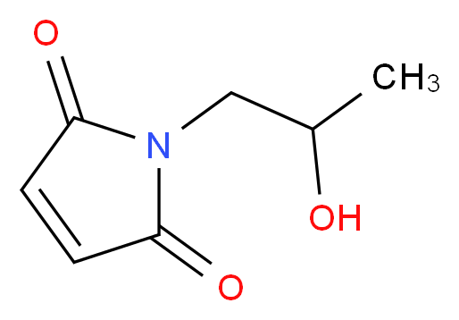 1-(2-hydroxypropyl)-2,5-dihydro-1H-pyrrole-2,5-dione_Molecular_structure_CAS_)