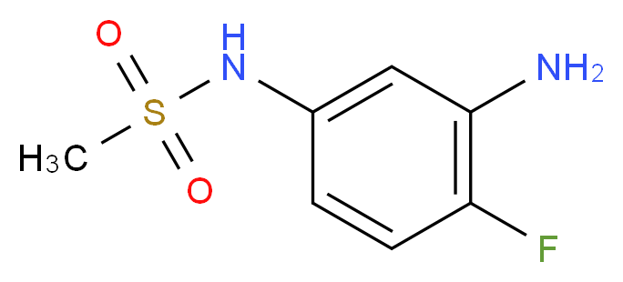 N-(3-amino-4-fluorophenyl)methanesulfonamide_Molecular_structure_CAS_926270-06-6)