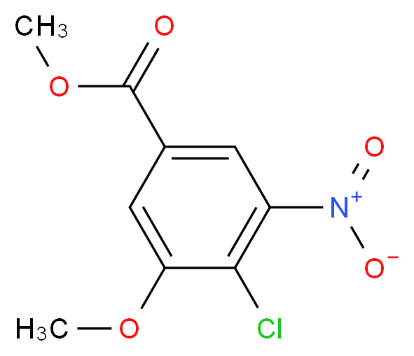 Methyl 4-chloro-3-methoxy-5-nitrobenzenecarboxylate_Molecular_structure_CAS_63603-09-8)