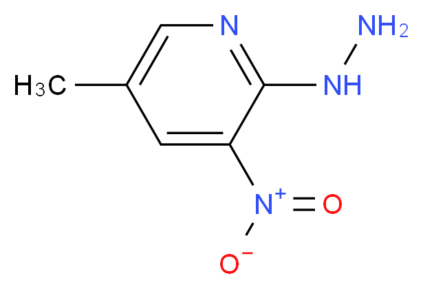 2-Hydrazino-5-methyl-3-nitropyridine 98%_Molecular_structure_CAS_)