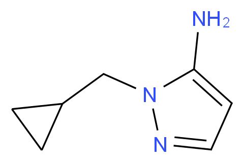 1-(cyclopropylmethyl)-1H-pyrazol-5-amine_Molecular_structure_CAS_660853-62-3)