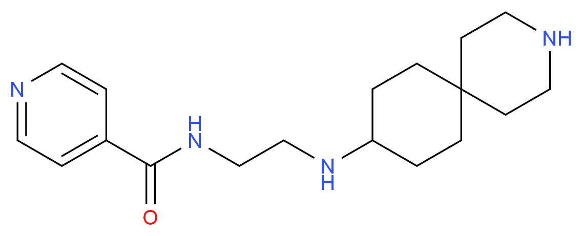 N-[2-(3-azaspiro[5.5]undec-9-ylamino)ethyl]isonicotinamide_Molecular_structure_CAS_)