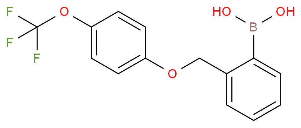 2-[[4′-(Trifluoromethoxy)phenoxy]methyl]phenylboronic acid_Molecular_structure_CAS_849062-07-3)